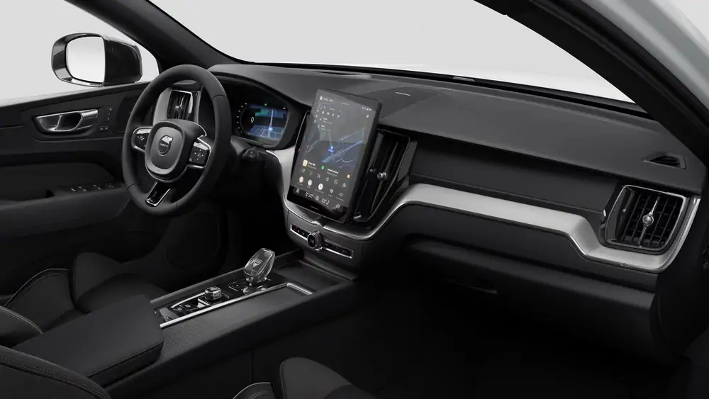 Nouveau Volvo XC60 SUV Ultimate Hybride rechargeable 4 roues motrices Crystal White Pearl 4