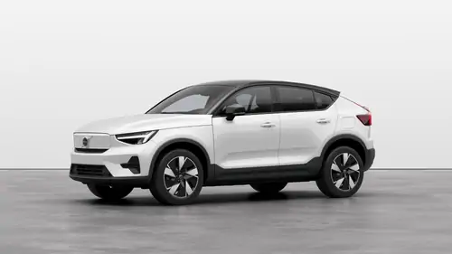 Nouveau Volvo EC40 Crossover (SUV Coupé) Plus Électrique 2 roues motrices (Propulsion) Crystal White Pearl
