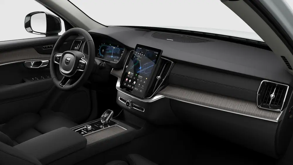 Nouveau Volvo XC90 SUV Ultimate Hybride rechargeable 4 roues motrices Crystal White Pearl 4
