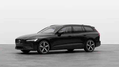 Nouveau Volvo V60 Break Plus Hybride rechargeable 4 roues motrices Onyx Black
