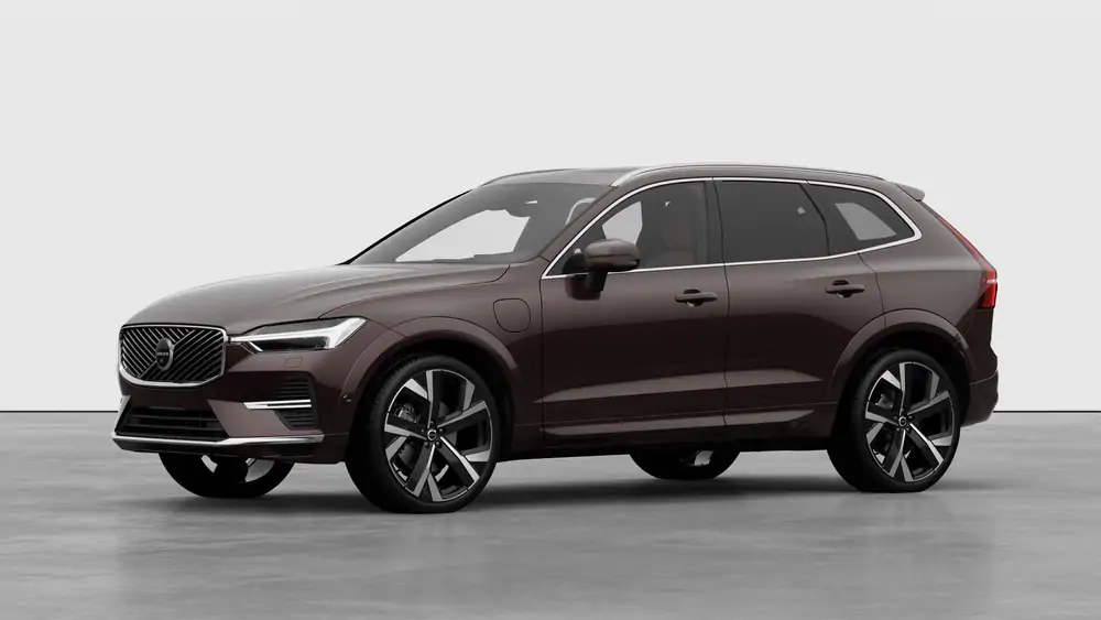 Nouveau Volvo XC60 SUV Ultimate Hybride rechargeable 4 roues motrices Mulberry Red 1