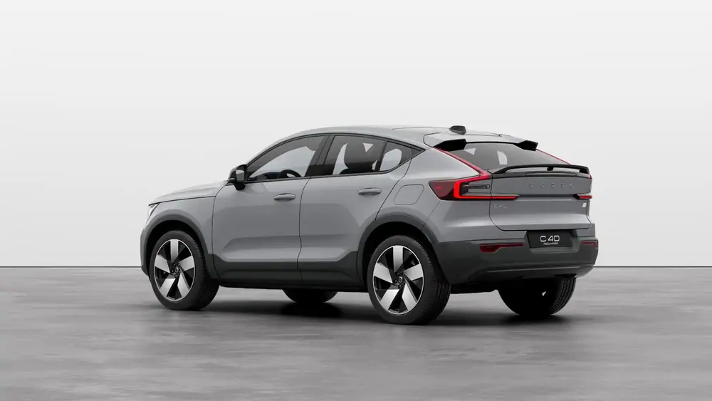 Nouveau Volvo C40 Crossover (SUV Coupé) Ultra Électrique 2 roues motrices (Propulsion) Vapour Grey 2