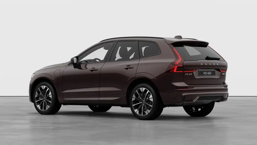 Nouveau Volvo XC60 SUV Ultimate Hybride rechargeable 4 roues motrices Mulberry Red 2