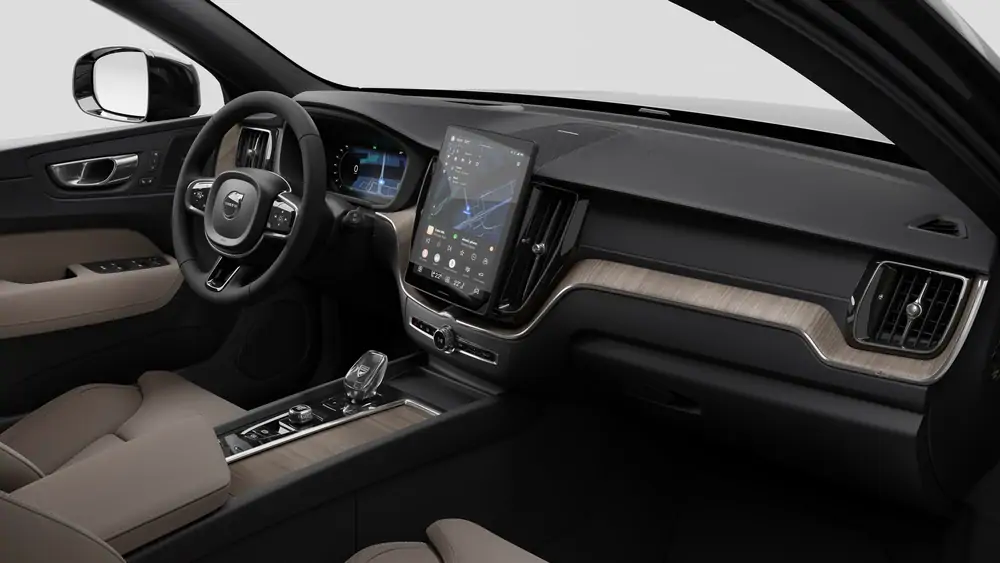 Nouveau Volvo XC60 SUV Ultimate Hybride rechargeable 4 roues motrices Onyx Black 4