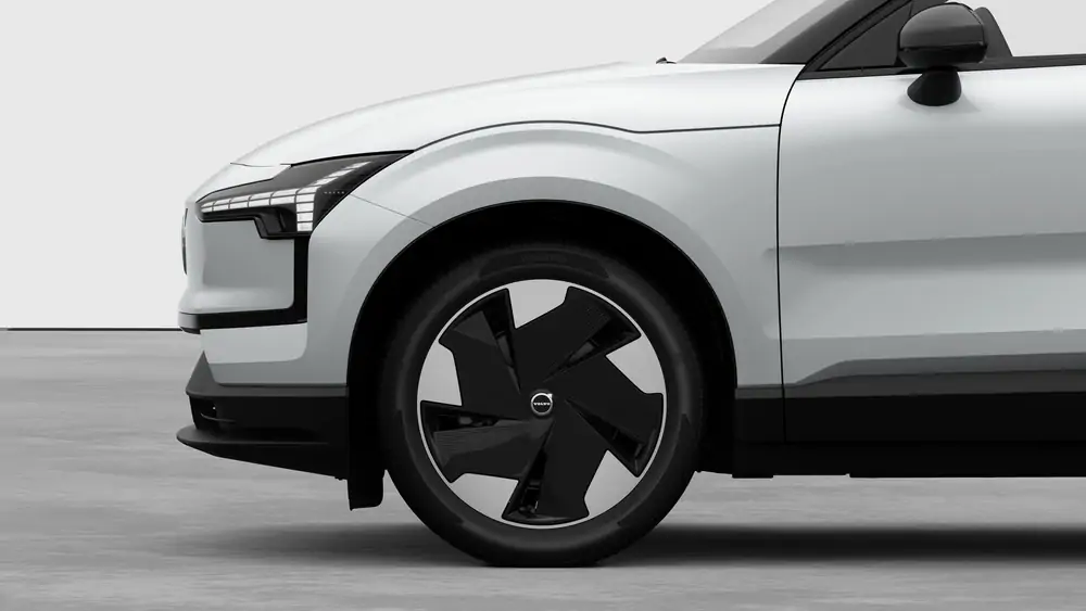 Nouveau Volvo EX30 SUV Plus Électrique 2 roues motrices (Propulsion) Crystal White Pearl 3