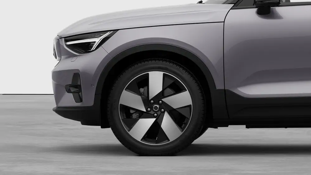 Nouveau Volvo EX40 SUV Ultra Électrique 2 roues motrices (Propulsion) Aurora Silver 3