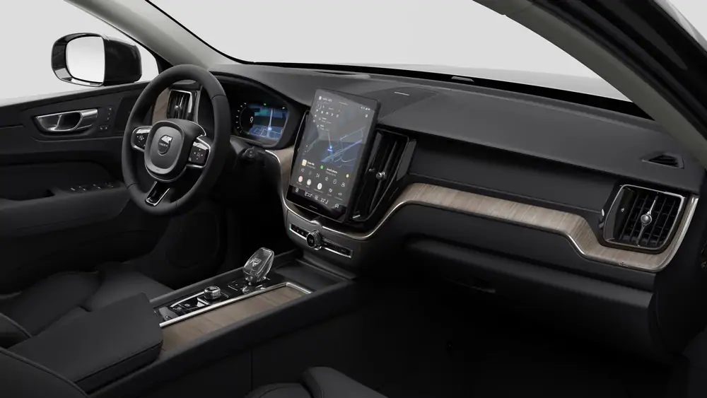 Nouveau Volvo XC60 SUV Ultimate Hybride rechargeable 4 roues motrices Onyx Black 4