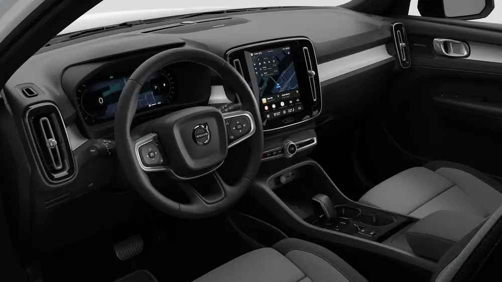 Nouveau Volvo XC40 SUV Plus Micro-hybride 2 roues motrices (Traction) Niet-metaalkleur Ice White 4