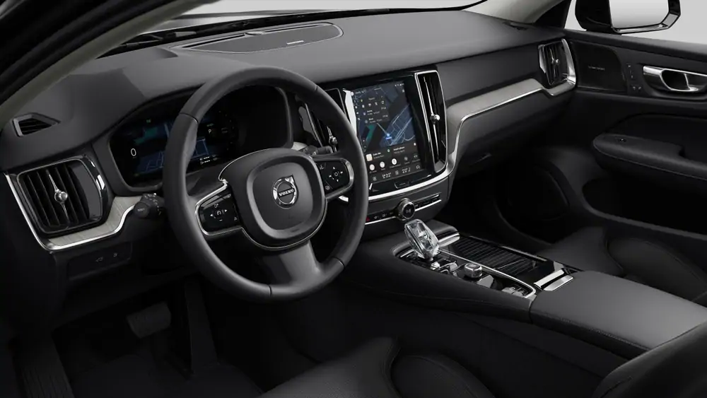 Nouveau Volvo V60 Break Plus Hybride rechargeable 4 roues motrices Onyx Black 4