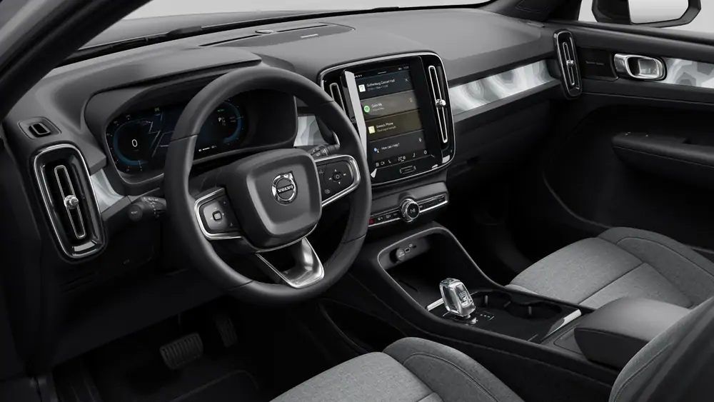 Nouveau Volvo EC40 Crossover (SUV Coupé) Plus Électrique 2 roues motrices (Propulsion) Vapour Grey 4