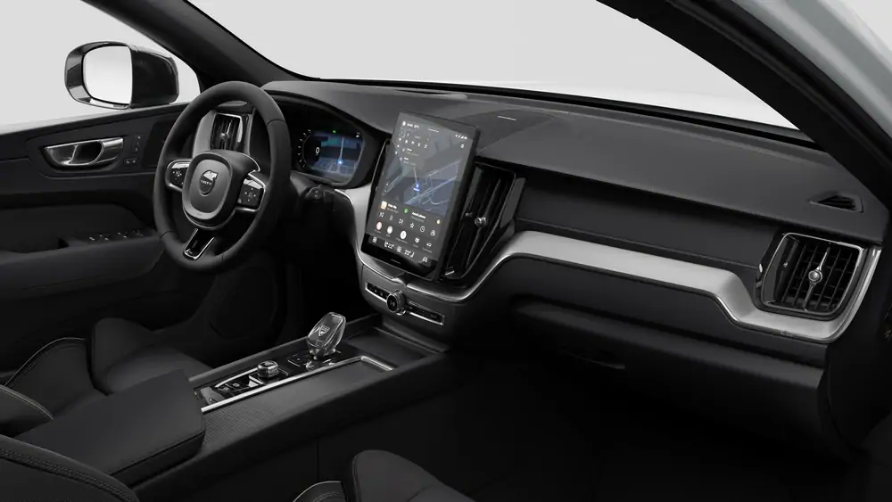 Nouveau Volvo XC60 SUV Ultimate Hybride rechargeable 4 roues motrices Crystal White Pearl 4