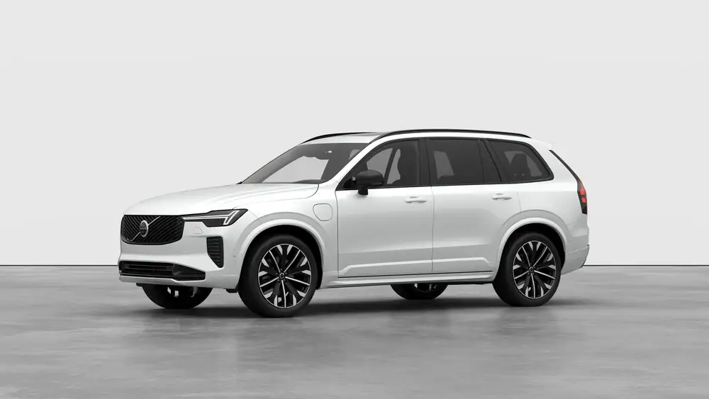 Nouveau Volvo XC90 SUV Ultimate Hybride rechargeable 4 roues motrices Crystal White Pearl 1