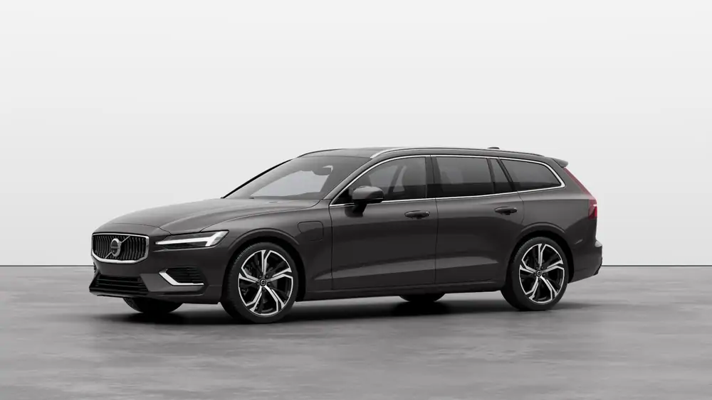 Nouveau Volvo V60 Break Ultimate Hybride rechargeable 4 roues motrices Platinum Grey 1