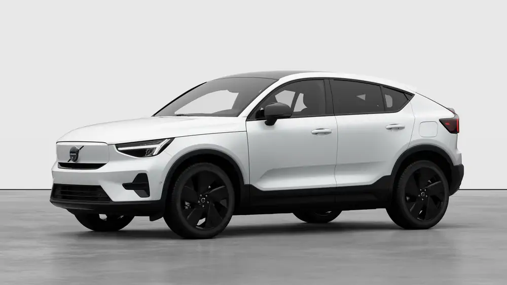 Nouveau Volvo EC40 Crossover (SUV Coupé) Plus Électrique 2 roues motrices (Propulsion) Crystal White Pearl 1