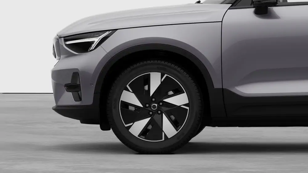 Nouveau Volvo EC40 Crossover (SUV Coupé) Ultra Électrique 2 roues motrices (Propulsion) Aurora Silver 3