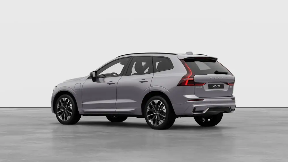 Nouveau Volvo XC60 SUV Ultimate Hybride rechargeable 4 roues motrices Aurora Silver 2