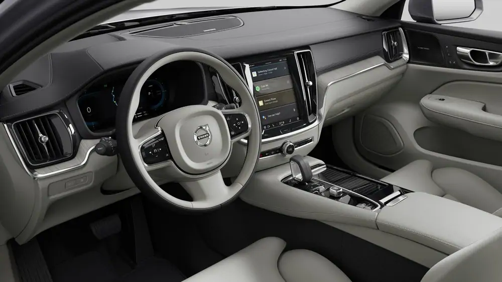 Nouveau Volvo V60 Break Ultimate Hybride rechargeable 4 roues motrices Silver Dawn 4