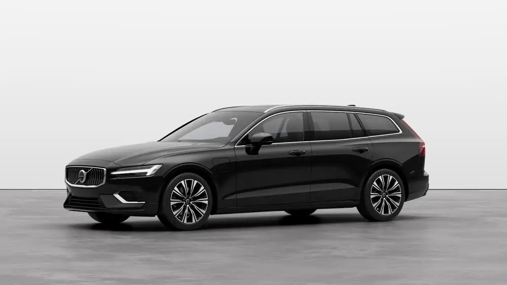 Nouveau Volvo V60 Break Ultimate Hybride rechargeable 4 roues motrices Onyx Black 1