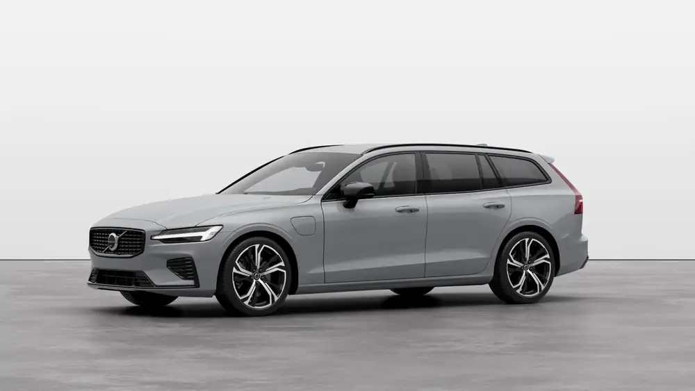 Nouveau Volvo V60 Break Plus Hybride rechargeable 4 roues motrices Vapour Grey 1