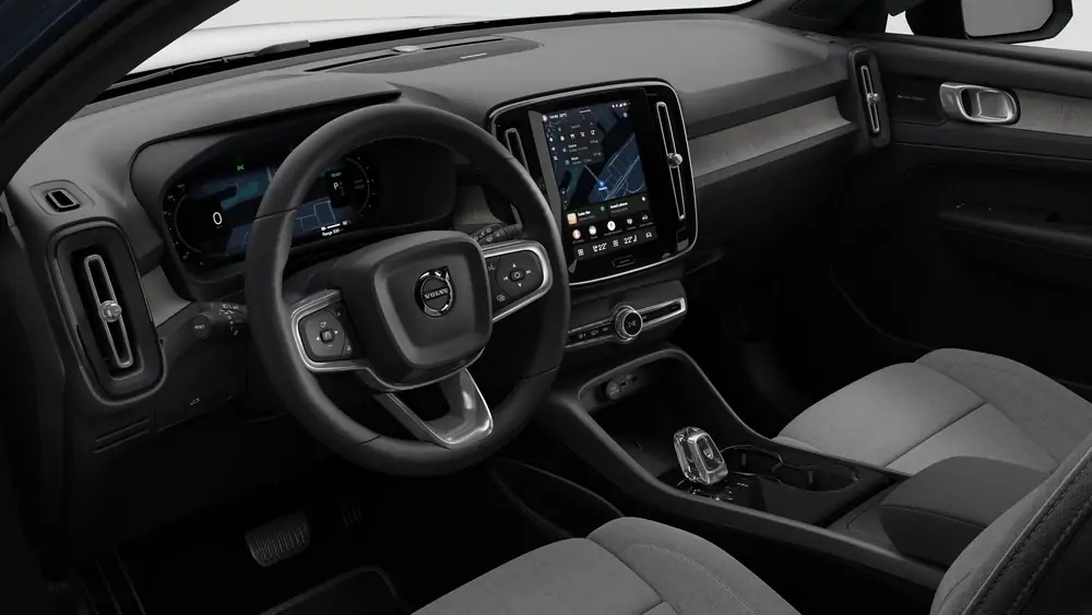 Nouveau Volvo EC40 Crossover (SUV Coupé) Ultra Électrique 2 roues motrices (Propulsion) Denim Blue 4