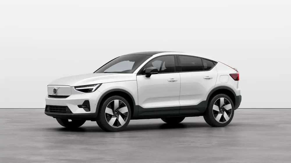 Nouveau Volvo C40 Crossover (SUV Coupé) Ultra Électrique 2 roues motrices (Propulsion) Crystal White Pearl 1