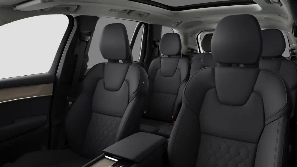 Nouveau Volvo XC90 SUV Ultimate Hybride rechargeable 4 roues motrices Aurora Silver 5