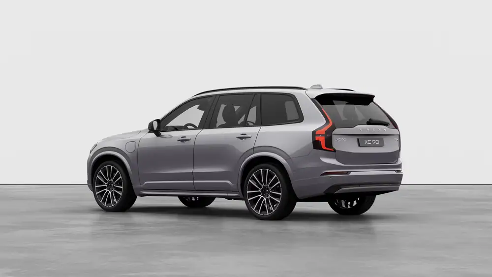 Nouveau Volvo XC90 SUV Ultimate Hybride rechargeable 4 roues motrices Aurora Silver 2