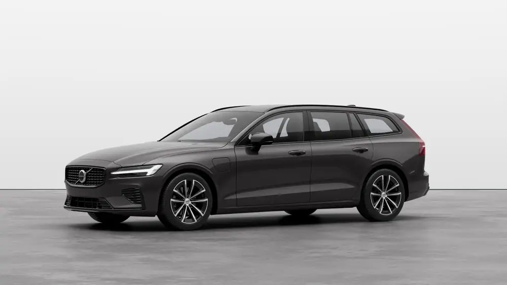 Nouveau Volvo V60 Break Plus Hybride rechargeable 4 roues motrices Platinum Grey 1