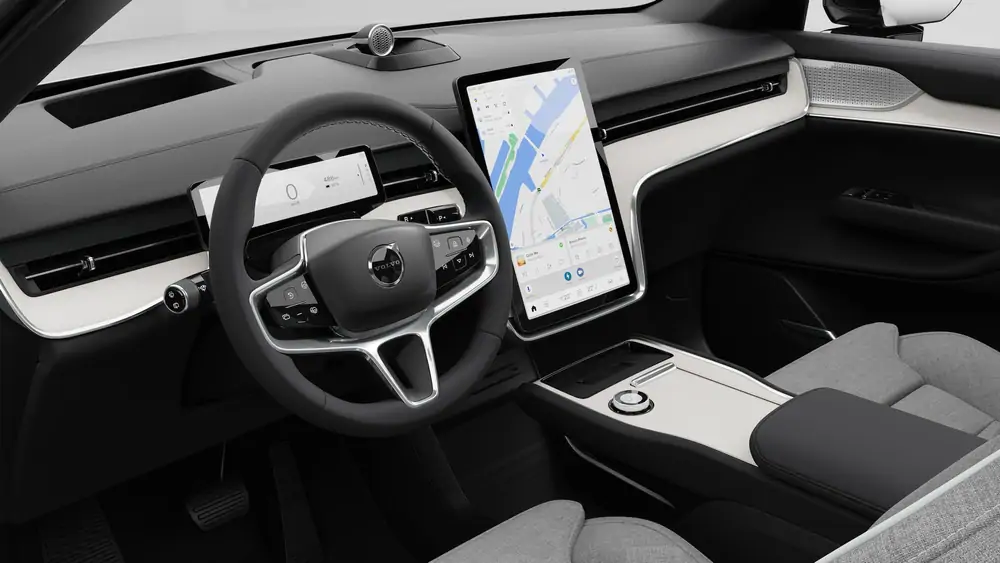 Nouveau Volvo EX90 SUV Ultra Électrique Silver Dawn 4