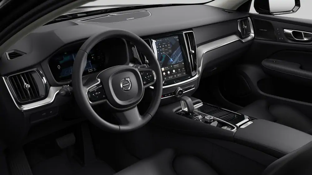 Nouveau Volvo V60 Break Plus Hybride rechargeable 4 roues motrices Onyx Black 4