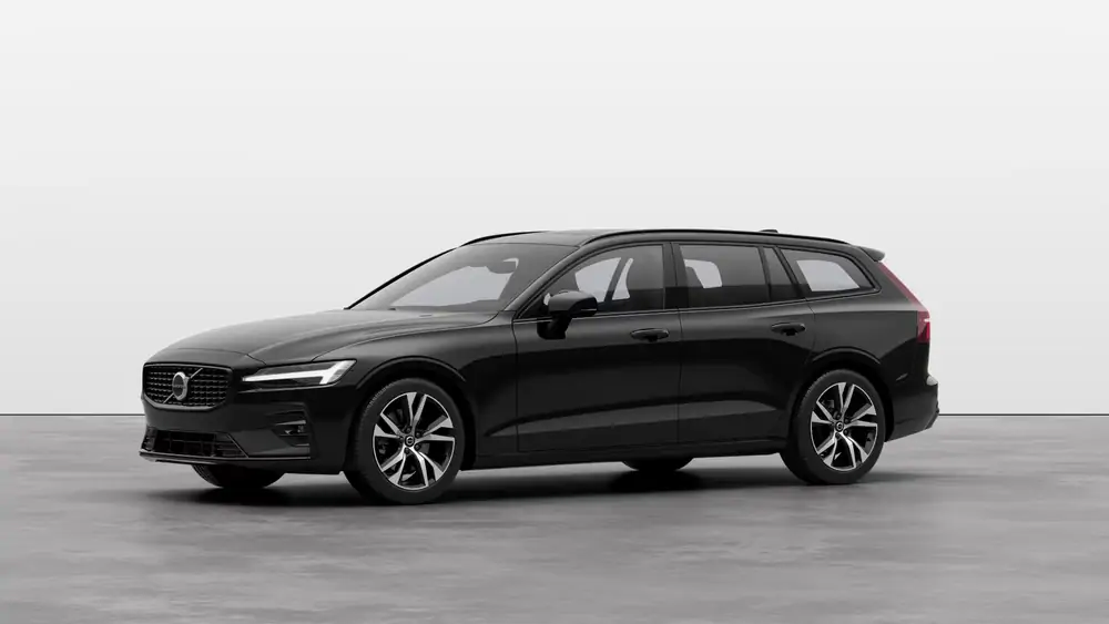 Nouveau Volvo V60 Break Ultimate Mild Hybrid 2 roues motrices (Traction) Onyx Black 1
