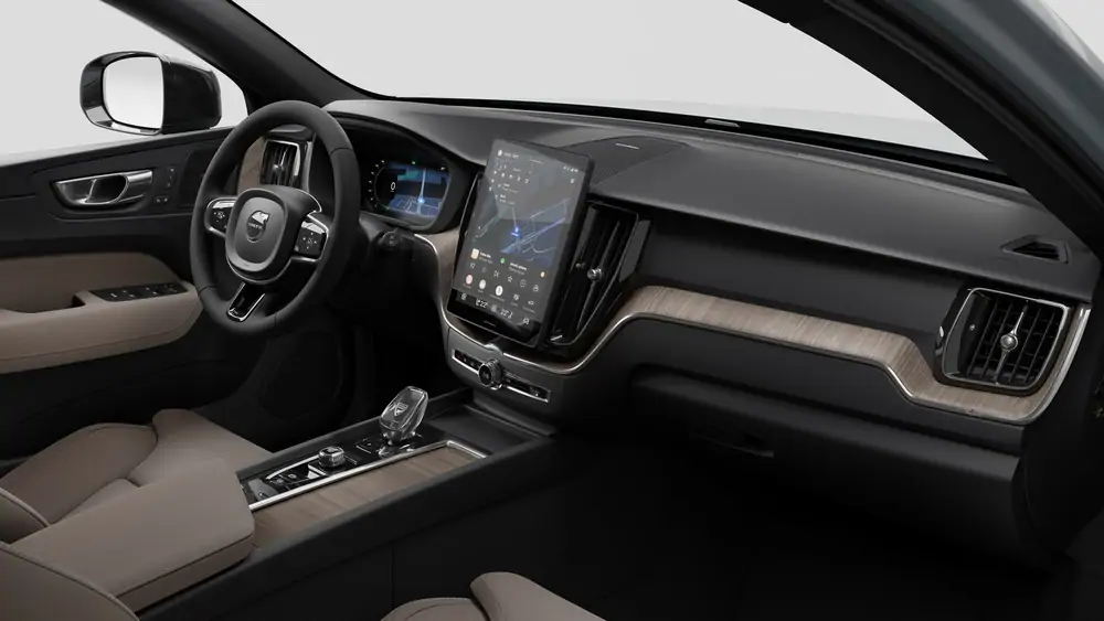 Nouveau Volvo XC60 SUV Plus Hybride rechargeable 4 roues motrices Vapour Grey 4