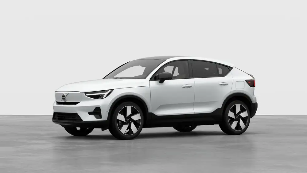 Nouveau Volvo EC40 Crossover (SUV Coupé) Plus Électrique 2 roues motrices (Propulsion) Crystal White Pearl 1