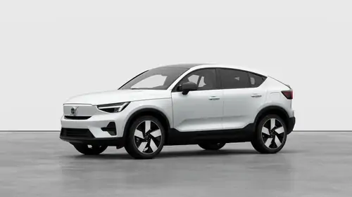 Nouveau Volvo EC40 Crossover (SUV Coupé) Plus Électrique 2 roues motrices (Propulsion) Crystal White Pearl
