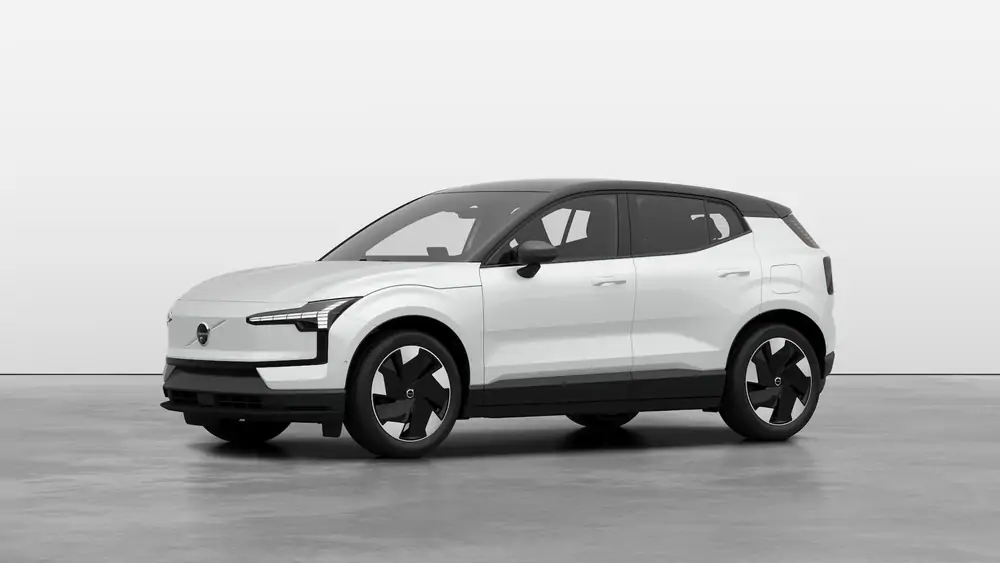 Nouveau Volvo EX30 SUV Ultra électrique 2 roues motrices (Propulsion) Crystal White Pearl 1