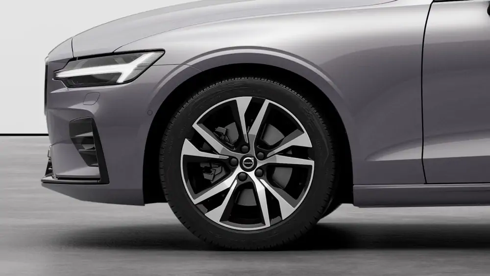 Nouveau Volvo V60 Break Ultimate Micro-hybride 2 roues motrices (Traction) Aurora Silver 3