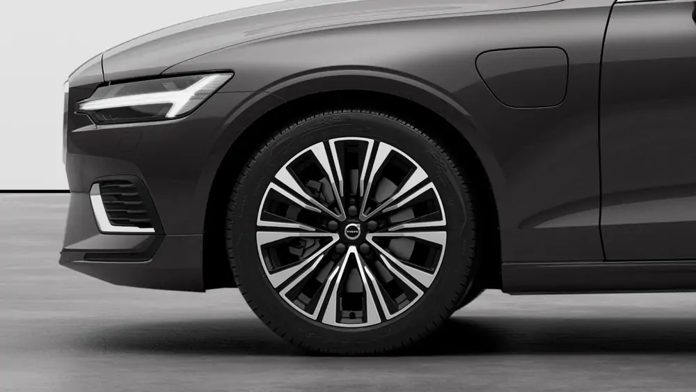 Nouveau Volvo V60 Break Ultimate Hybride rechargeable 4 roues motrices Platinum Grey 3