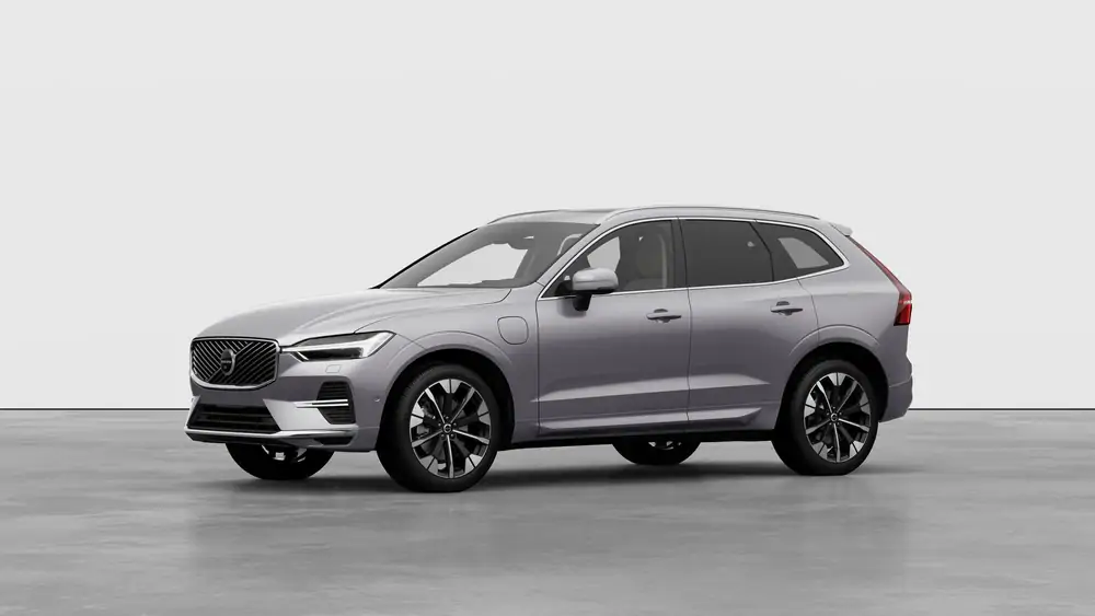 Nouveau Volvo XC60 SUV Ultimate Hybride rechargeable 4 roues motrices Aurora Silver 1