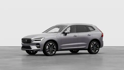 Nouveau Volvo XC60 SUV Ultimate Hybride rechargeable 4 roues motrices Aurora Silver