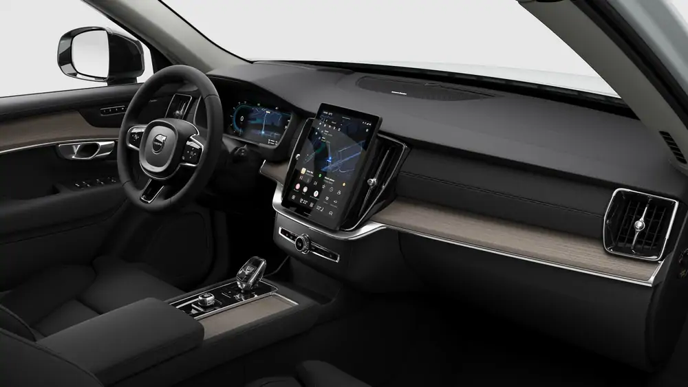 Nouveau Volvo XC90 SUV Ultimate Hybride rechargeable 4 roues motrices Crystal White Pearl 4
