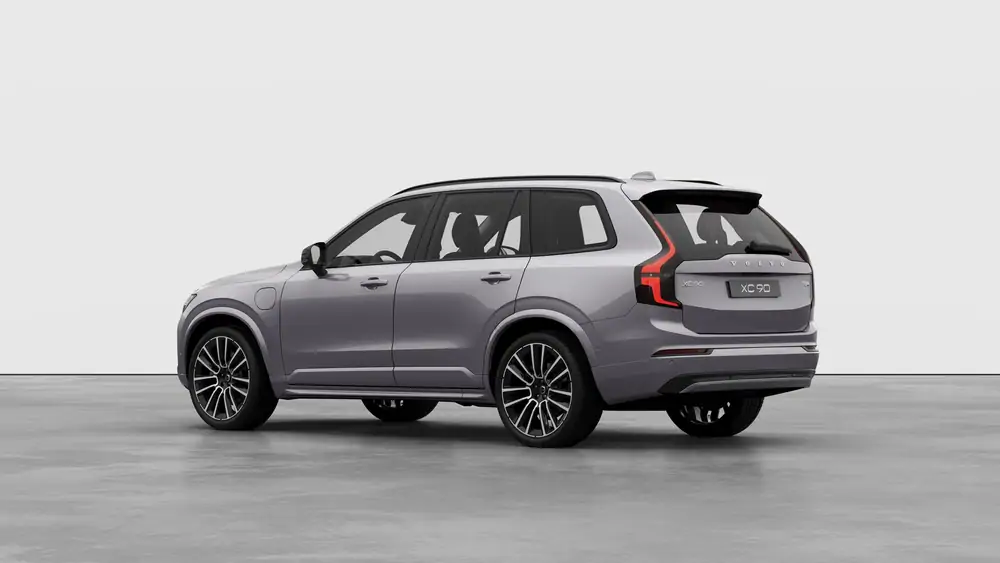 Nouveau Volvo XC90 SUV Ultimate Hybride rechargeable 4 roues motrices Aurora Silver 2