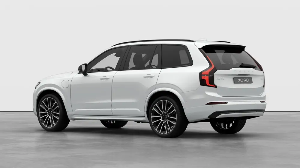 Nouveau Volvo XC90 SUV Ultimate Hybride rechargeable 4 roues motrices Crystal White Pearl 2
