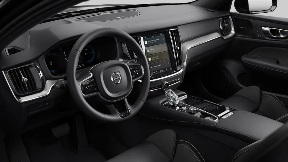Nouveau Volvo V60 Break Ultimate Hybride rechargeable 4 roues motrices Onyx Black 4