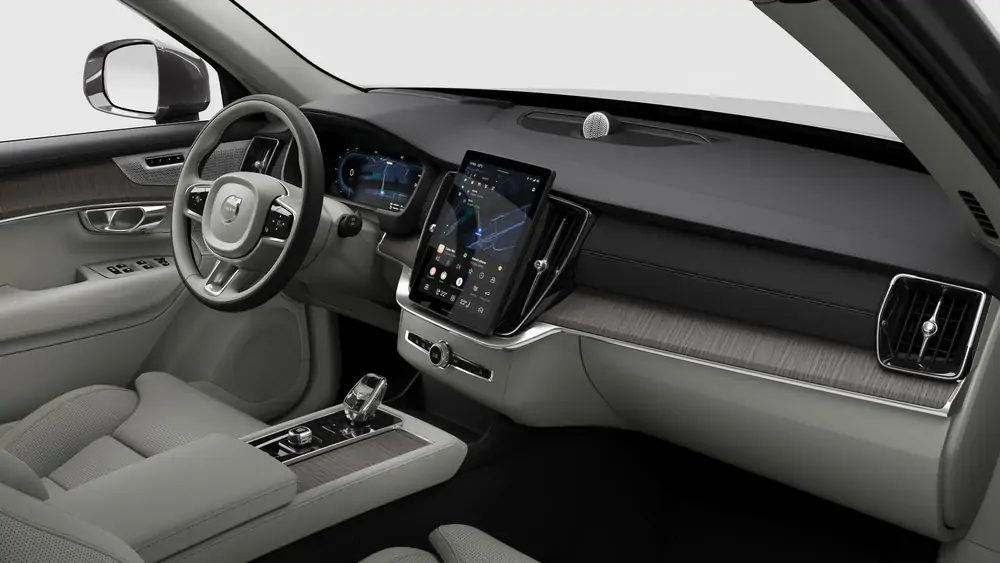 Nouveau Volvo XC90 SUV Ultimate Hybride rechargeable 4 roues motrices Platinum Grey 4