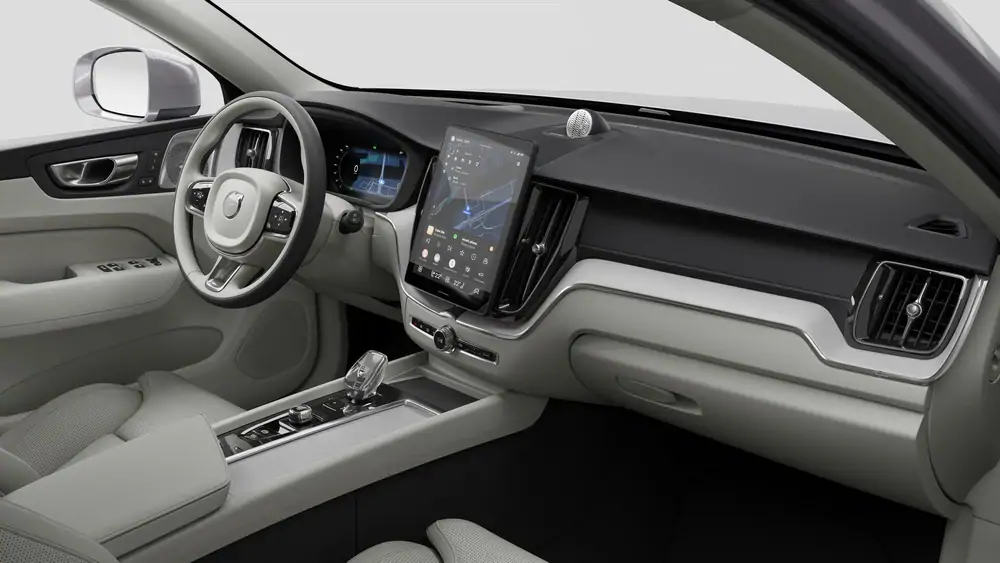 Nouveau Volvo XC60 SUV Ultimate Hybride rechargeable 4 roues motrices Aurora Silver 4