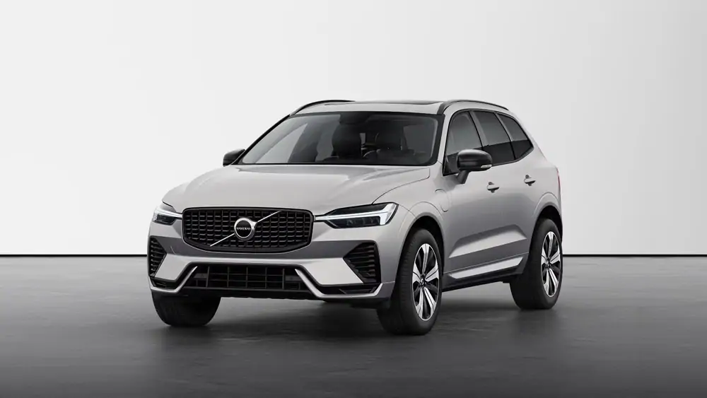 Nouveau Volvo XC60 SUV Plus Hybride rechargeable 4 roues motrices Silver Dawn 1