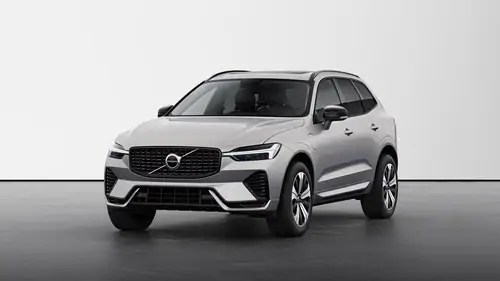 Nouveau Volvo XC60 SUV Plus Hybride rechargeable 4 roues motrices Silver Dawn