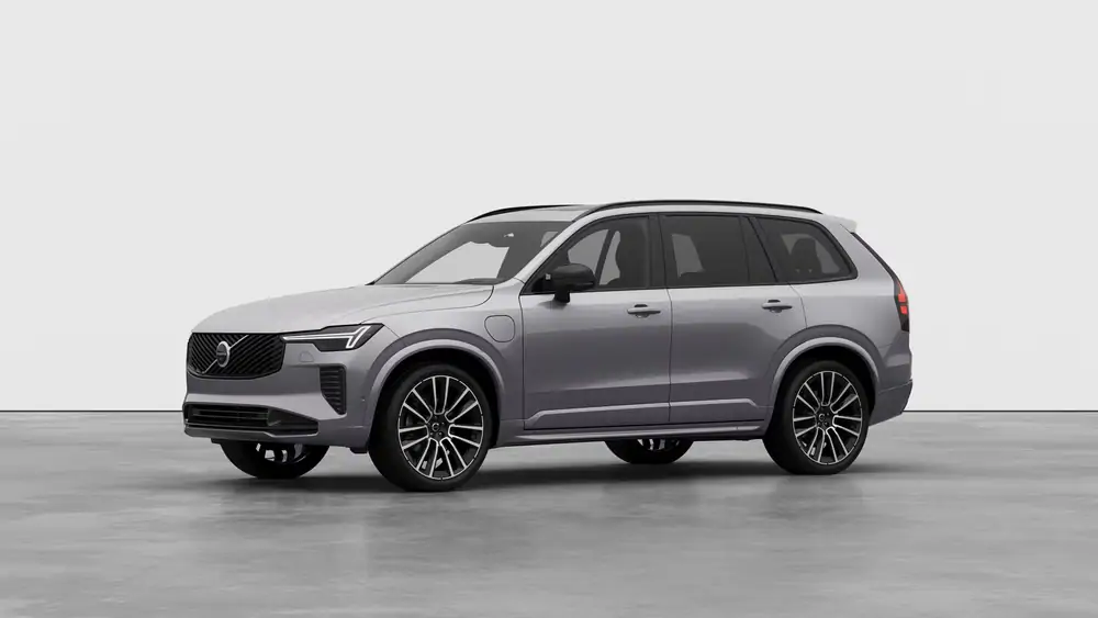 Nouveau Volvo XC90 SUV Ultimate Hybride rechargeable 4 roues motrices Aurora Silver 1