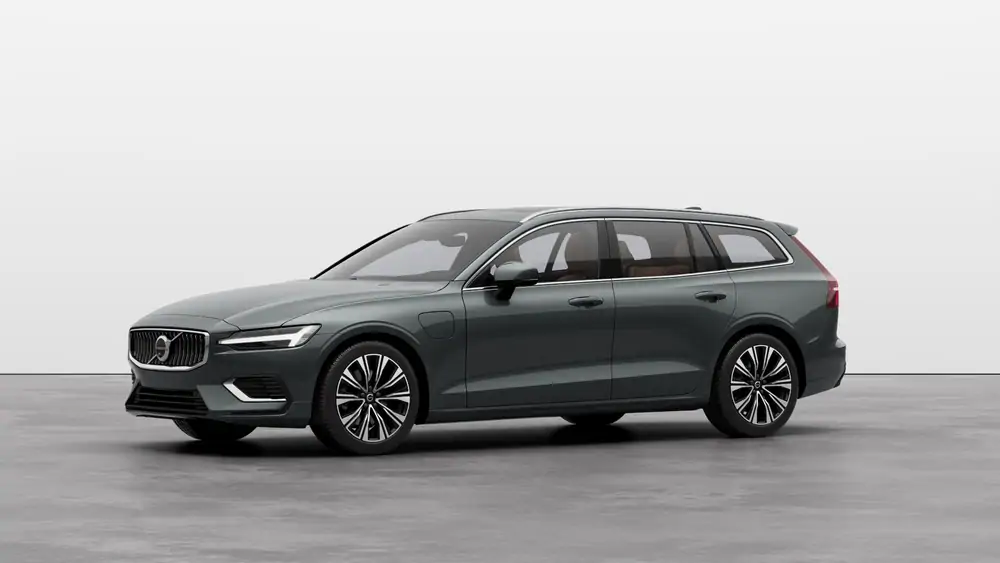 Nouveau Volvo V60 Break Ultimate Hybride rechargeable 4 roues motrices Forest Lake 1