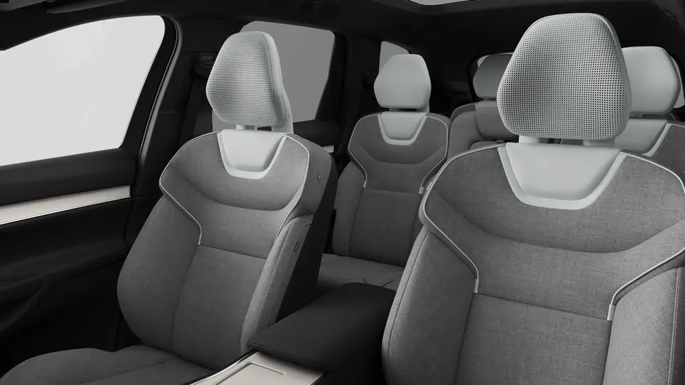 Nouveau Volvo EX90 SUV Ultra Électrique Silver Dawn 5